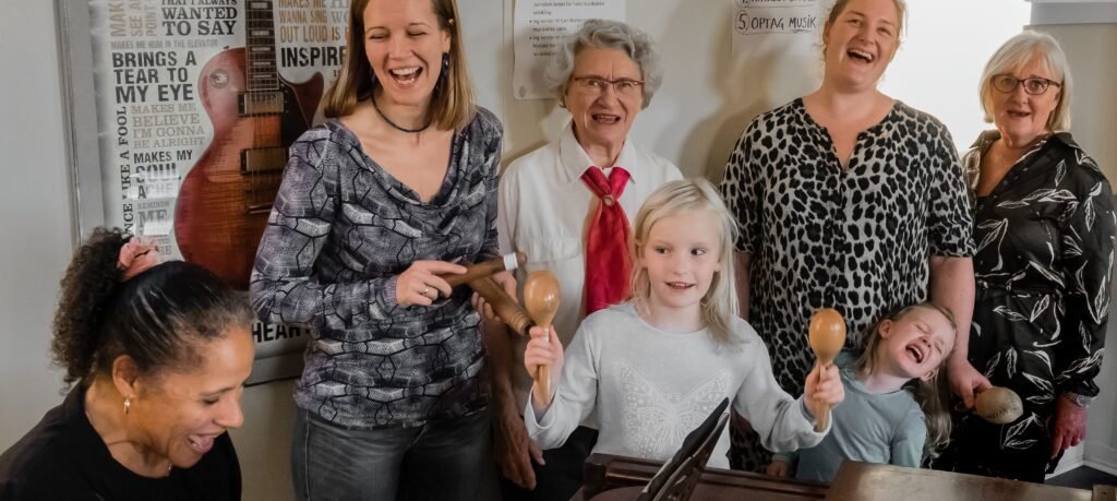 Familiekoret til koncert